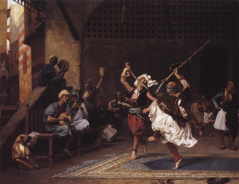 Jean - Leon Gerome The Pyrrhic Dance. Spain oil painting art